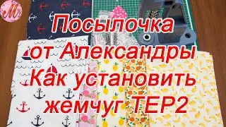 Посылочка от Александры и как установить жемчуг с помощью ТЕР2