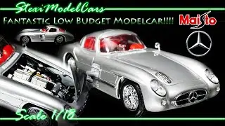 Mercedes-Benz 300 SLR Uhlenhaut Coupe - 1955 - Maisto - 1:18 1/18 modelcar presentation #diecast