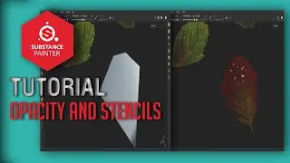 Opacity & Stencil | Substance Painter | 🍁 ( Tutorial Español)