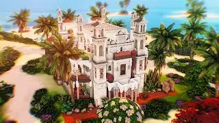 Traditional Moroccan riad - The Sims 4 Courtyard oasis kit - Speed build