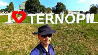 Ternopil Hotel and lakeside walk. Готель Тернопіль і прогулянка на березі озера.