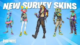 All New 40+ Unreleased Survey Skins in Fortnite!
