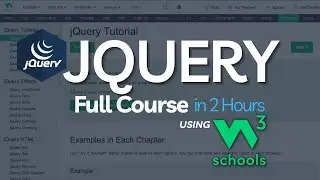 W3Schools JQuery Full Course in 2 Hour | JQuery W3Schools Tutorial