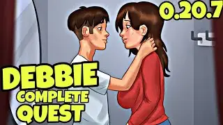 SUMMERTIME SAGA 0.20.7 | DEBBIE COMPLETE QUEST | DEBBIE'S QUEST | FULL WALKTHROUGH