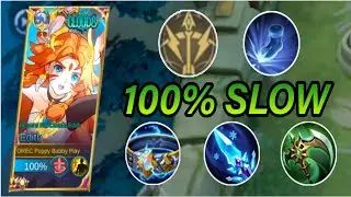 EDITH SUPER SLOW BUILD AND EMBLEM 🥶🤔|| EDITH BEST BUILD AND EMBLEM 2023 (MLBB)