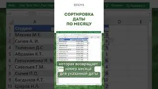 Excel: как выполнить сортировку даты по месяцам в эксель 