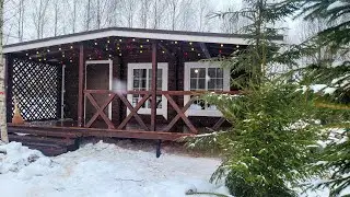 35м2 с террасой и Хозблоком