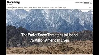 The Science of Snowfall and Climate Snowjobs