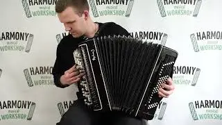 Russian Bayan Rubin 5 Converter Free Bass and Stradella Button Accordion 120 Bass