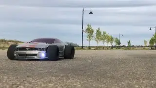Traxxas 2wd rustler vxl 3s speed run 103kph (wait till the end)