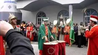Dortmund Eving Selimiye Camii Minare Acilisi 03 10 2009 Mehter Takimi 2