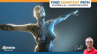 Find Shortest Path Free Tutorial Animation Nodes Blender 3D