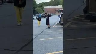 dropping money prank on strangers😂😂