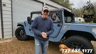 Humvee half door zipper tops