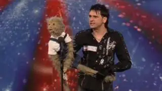Damon Scott with Monkey (Bubbles).