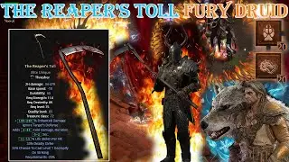 Diablo 2 Resurrected - The Reaper's Toll Unique Fury Druid Uber Tristram( Build Perfected )