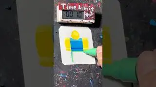【ASMR】Drawing Roblox Noob in 40 Sec