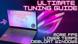 The Ultimate Zephyrus G16 Tuning Guide - Works On Gaming Laptops / Handhelds CHECK 👇TIMESTAMPS!⬇️