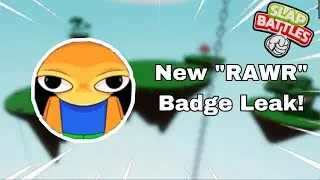 New “ROAR” Badge LEAKED! (Roblox Slap Battles)