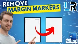 Remove margin markers/lines in Word ✅ 1 MINUTE