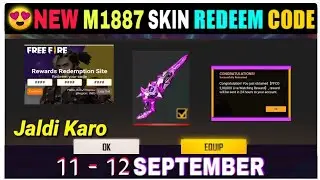 Free Fire Redeem Code Today 11 September | Evo M1887 Skin Redeem Code | FF Redeem Code Today