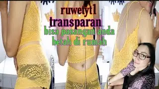 review baju transparan dan CD transparan