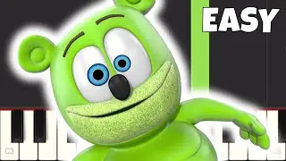 The Gummy Bear Song - EASY Piano Tutorial