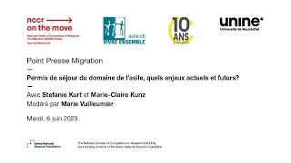 Point presse migration - Permis de séjour du domaine de l’asile, quels enjeux actuels et futurs?