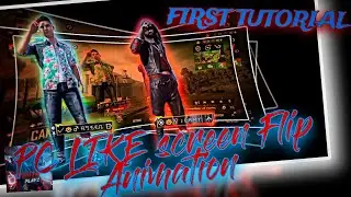 PC Like Screen Flip Animation On Alight Motion | XML FILE LINK  | Yaseen Playz 🥰