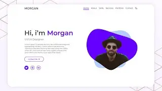 🔥 Create a Responsive Personal Website using HTML, CSS and Javascript