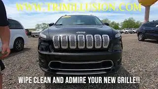 Trim Illusion ABS473 Jeep Cherokee Overlay Grille Installation