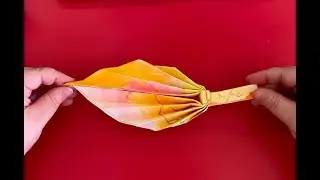 Origami Leaf Folding