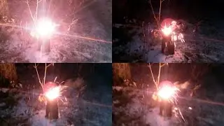 Восьмой тест, магнетитовый термит, навеска 4 грамм, крышку проплавило