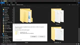 Easily Remove Stubborn Folders: Quick method with CMD | Delete Windows install temp folder.