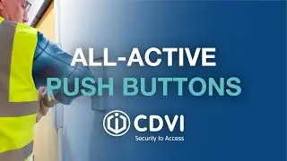 All-active push buttons by CDVI