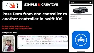 Pass Data from one controller to another controller in swift iOS