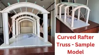 Curved Rafter Truss | Sample Model | BIMINDC
