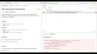 LeetCode DCC Jul 2024 - Day 02 - 350. Intersection of Two Arrays II