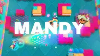 Mandy evaporates everyone in brawl stars
