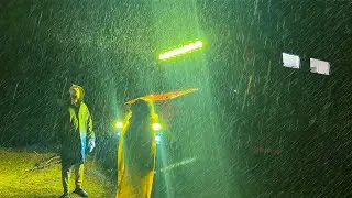A WOLF CAME TO OUR CAMP ON A RAINY NIGHT