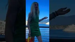 Crossdresser Explores Downtown Vancouver in Dress and High Heels
