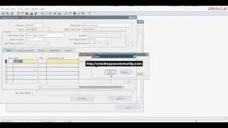 Create Move Order - Oracle Inventory