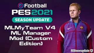 PES 2021 NEW ML Manager Mod + Master League My Team V4 AIO by Hawke