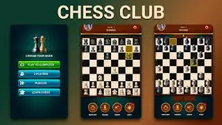 Chess Club (by GamoVation) - free offline chess game for Android and iOS - gameplay.