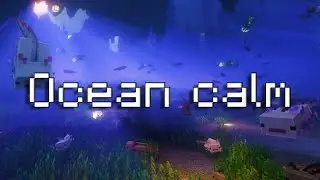 you're safe beneath the waves.. quiet ocean night with axolotls (minecraft ambience, music, bubbles)