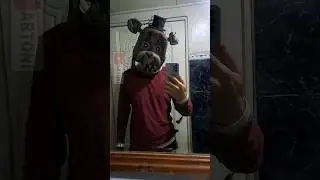 Máscara de Nightmare Freddy hecha con Foam #fnaf  #fnafcosplay #fivenightsatfreddys #fnafedit #art