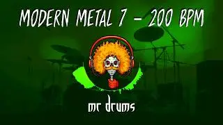 Modern Metal 7 - 200 BPM | Backing Drums | Only Drums