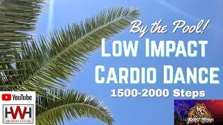 1500-2000 STEPS LOW IMPACT/ Beginner Friendly /Outside Poolside Workout/ #dereksjourney #beastmode