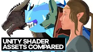 Unity Shaders Compared - Toon Shader Assets vs Standard with Infinity PBR Characters