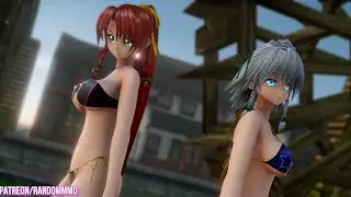 【MMD】BomBom || Hong Meilin & Sakuya Izayoi